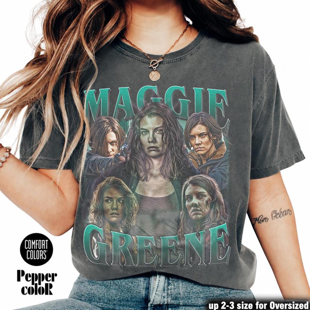Maggie Greene TWD Vintage T-Shirt, Gift For Woman and Man Unisex T-Shirt FD