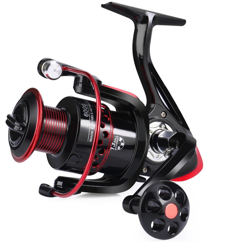 SOUGAYILANG Spinning Fishing Reel 13BB Light Weight Ultra Smooth Spinning Casting Left/right Fishing Reels