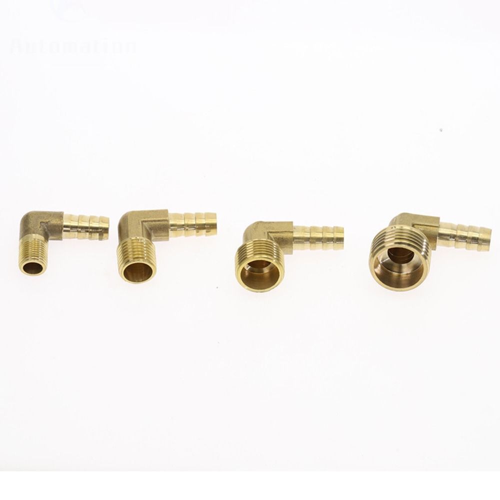 90 Degree Elbow PL Pipe Joint 1/8" 1/4" 3/8" 1/2" Coupler Connector Adapter Durable Hose Barb  Pipe