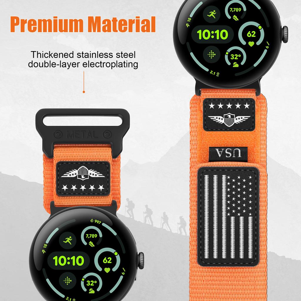 For Google Pixel Watch 3 4 Strap 45mm 41mm accessories Sport Nylon Trail Loop Belt bracelet correa for Google Pixel Watch 2 Band