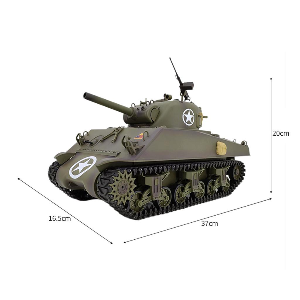 RC Tanks 1/16 Army Tank Toys for Boys Remote Control Vehicles Professional Version with Sound Smoke