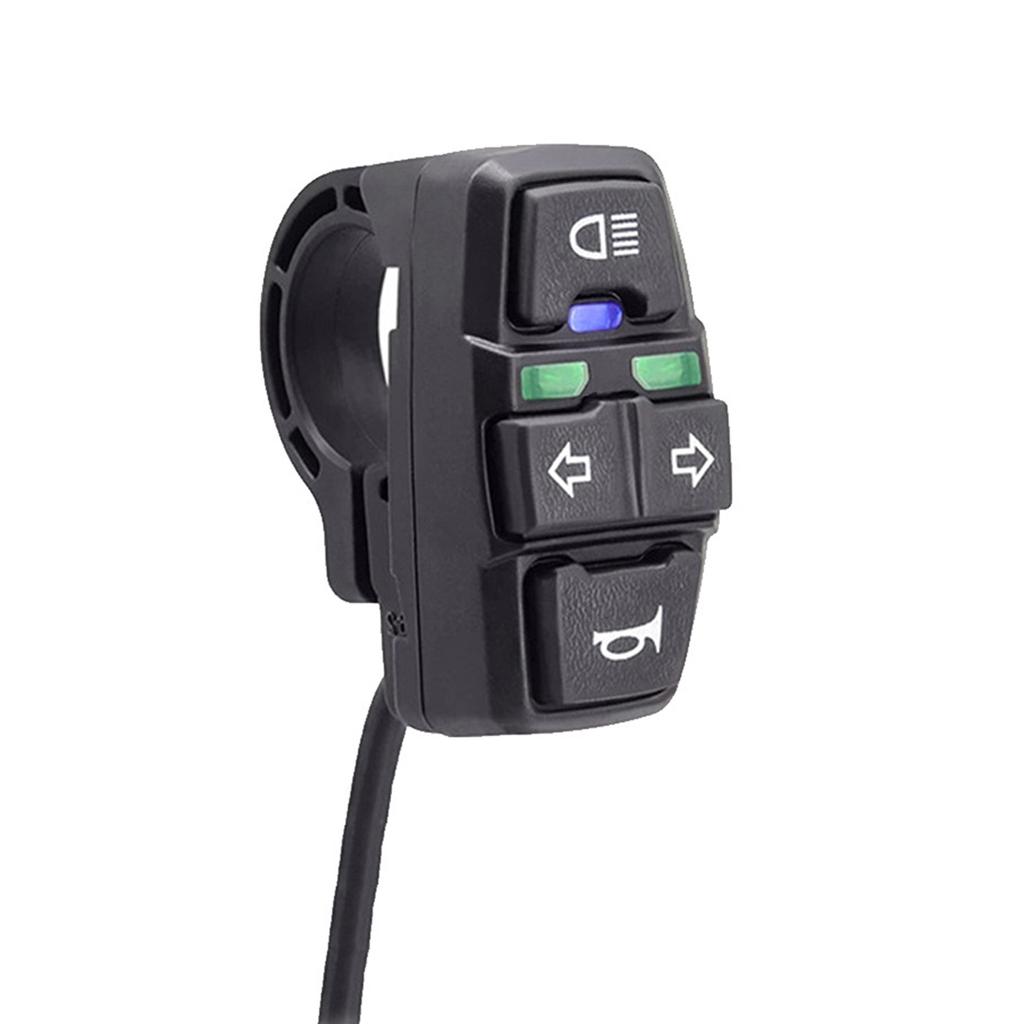 3 In 1 Electric Bike Scooter Lamps Horn Switches Motorcycles Head Light Turn Switches Signal Button for Scooter