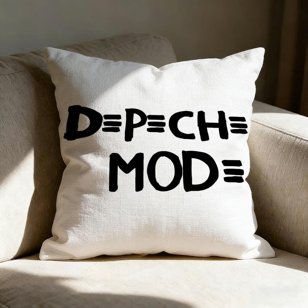 D-Depeche Mode Band Pillow Case Pillowcase, Double-Sided Printed, Sofa Cushion, Bedroom Headboard Pillow