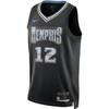 NBA Memphis Grizzlies Ja Morant Dri-Fit Jersey Black Men Streetwear DO9598-010