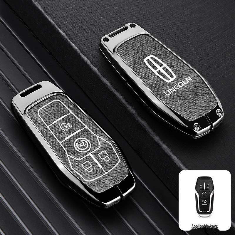 Lincoln Adventure Key Case: Fits Navigator, Aviator, MKZ, Continental, MKC, MKX Models