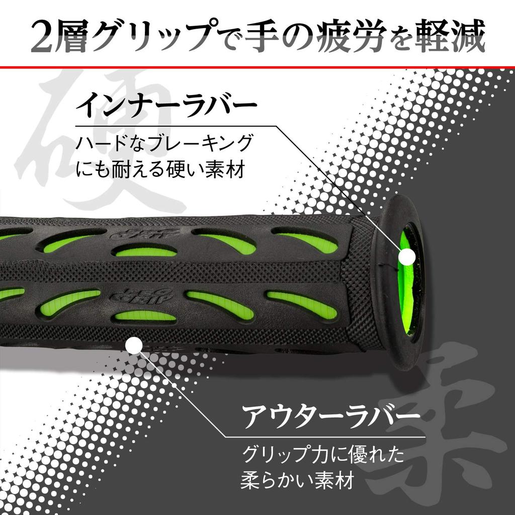 Daytona ProGrip 98067 Motorcycle Grip, Handle Diameter 0.8 inch (22.2 mm), 4.7 inches (120