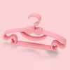 10PCS Kids Storage Hangers Plastic Thicken Bow Knot Coat Drying Hanger for Toddler Baby Pink