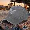 Washable Eagle Compass Baseball Cap Vintage Duckbill Hat For Men Women Travel Outdoor Street Style