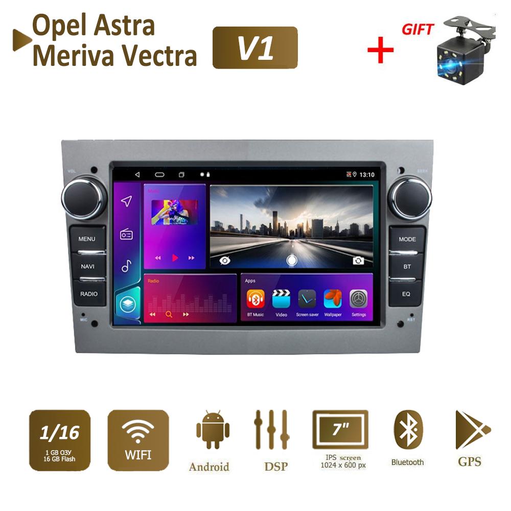 Car Radio Android For Opel Para Astra Meriva Vectra Antara Zafira Corsa 2 DIN Multimedia GPS 1+16GB