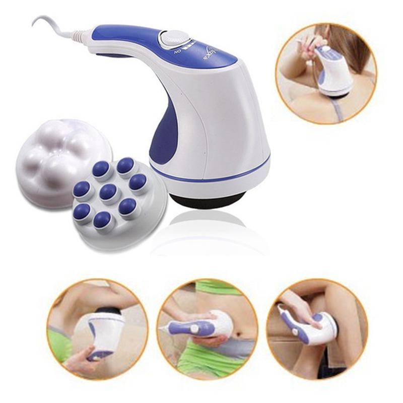 Вилка европейского стандарта 5 в 1, полный расслабляющий массажер для тела, 3D электрический массажер для всего тела для похудения, роликовый