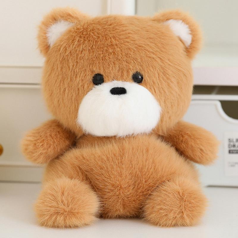 Turtle fox doll plush toy cute baby elephant tabletop ornament learning pick pendant doll birthday gift