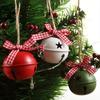 2pcs Jingle Bells Christmas Bell Metal Bell Ornament Tree Hanging Pendant for Christmas New Year Party Decorations