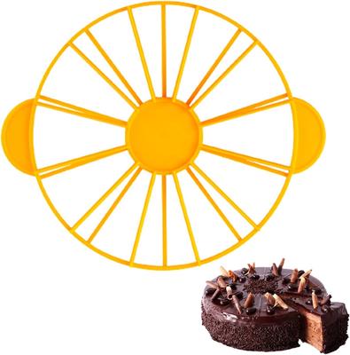 Кусок торта Пирог Минута Равный Темно-красный Торт Круглый Разделитель, Торт, Маркер 10/12, Разделитель, (Желтый 10/12)