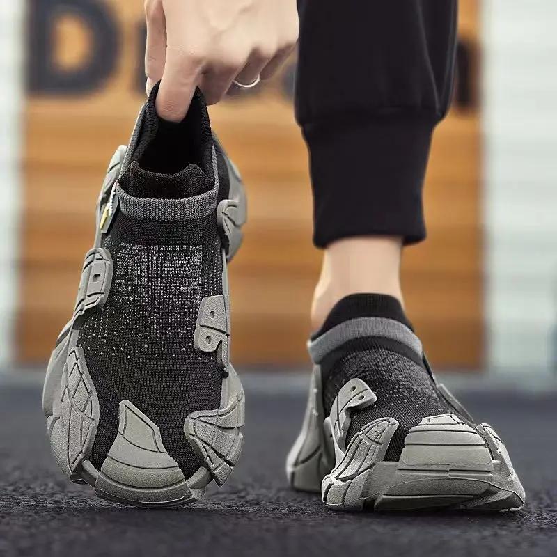 FashionSlip-ons Chunky Sneakers Man Plimsoll Vulcanize Shoes for Men Доставка Бесплатная доставка Низкая цена Скидки Тенденции 2024 Летняя распродажа