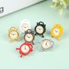 Mini Small Alarm Clock Model Simulation Ornament Pendant Diy Decoration Material
