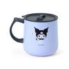 Sanrio Stainless Steel Mug with Lid Kuromi Stainless steel resin Lid Polypropylene Gasket Silicone rubber Keeps drinks hot or cold 360ml 297020