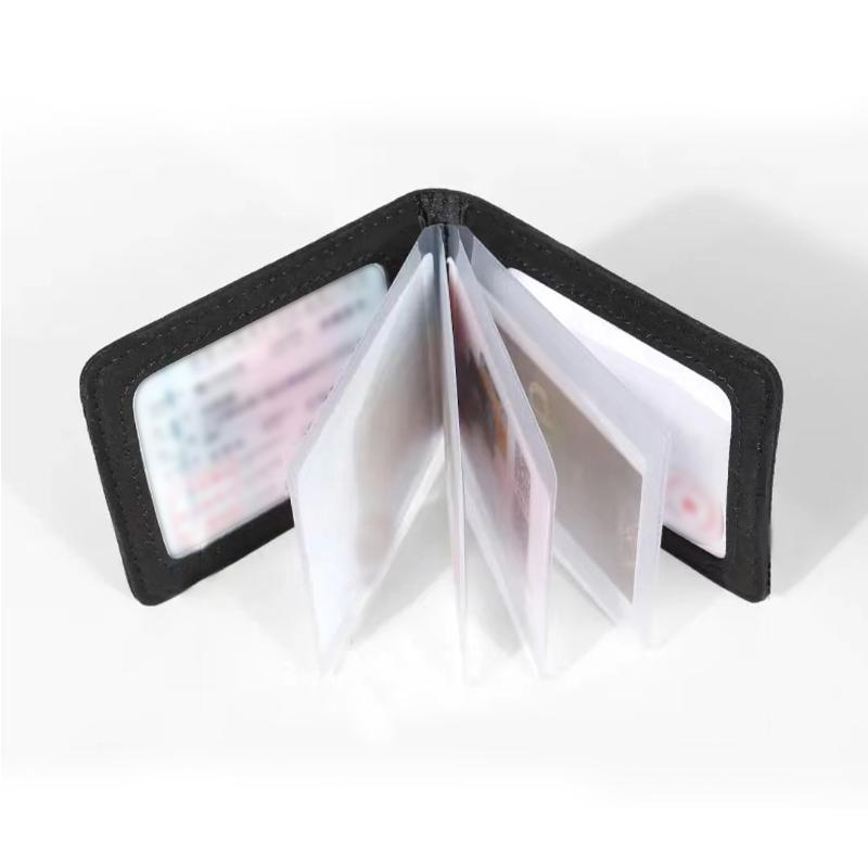 1Pcs Car Emblem Driver License Cover ID Credit Card Holder For Mercedes Benz AMG W212 W205 W246 W177 W176 W213 GLC GLE GLS ML Welcome Laser Lamp