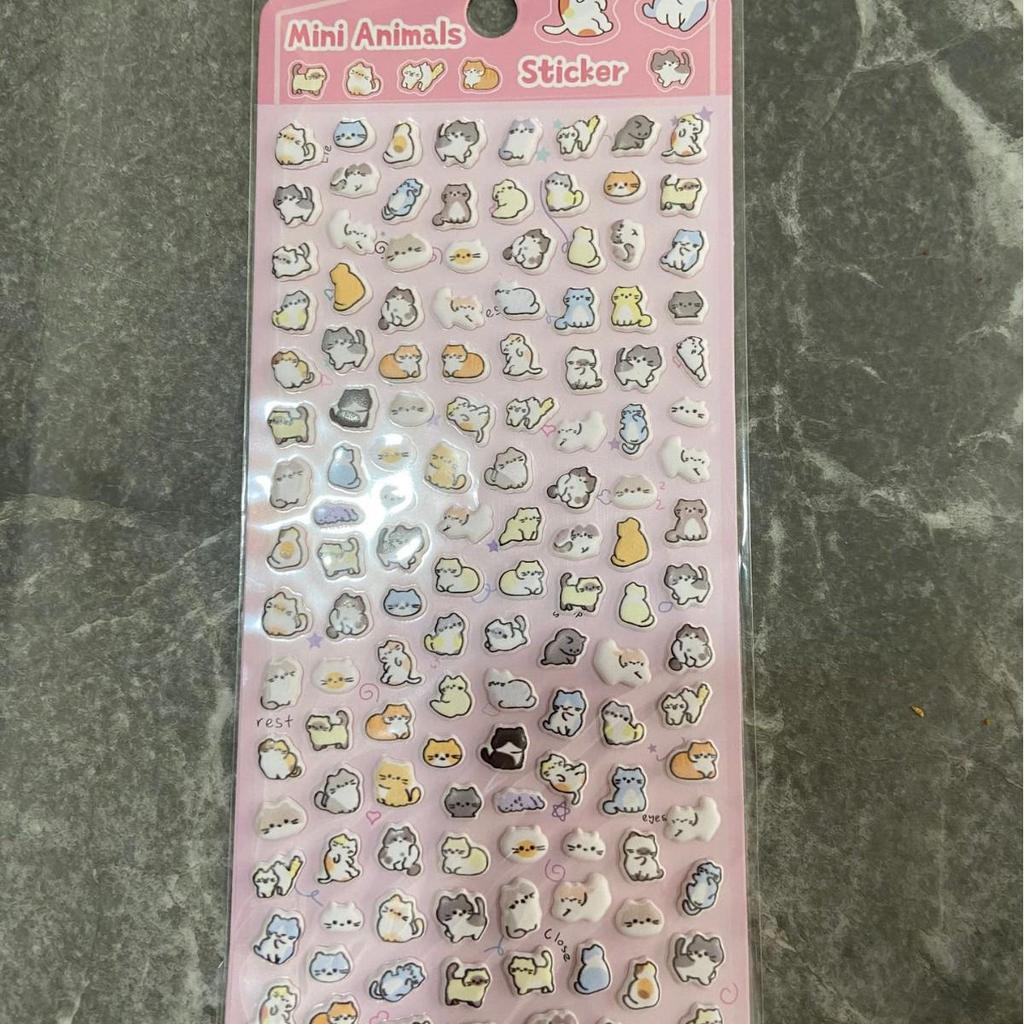Милые мультяшные животные, пенопластовые наклейки для чехлов для телефонов и стаканов для воды