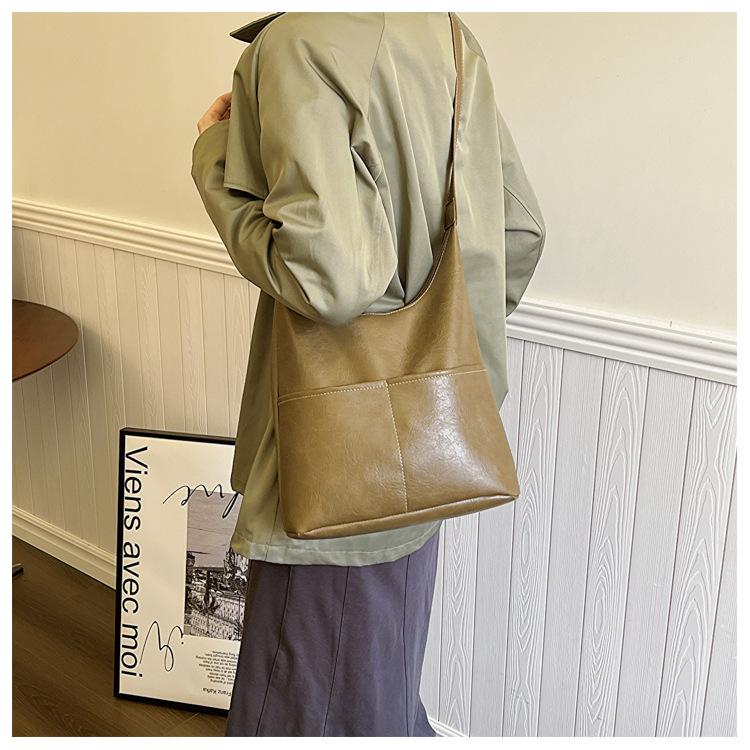 Женская сумка ретро сумка подмышкой новая персонализированная модная сумка тоут ниша большая вместимость сумка для матери и ребенка на плечо