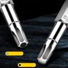 Набор из 10 штук бит для отвертки с головкой Torx, шестигранный хвостовик, защита от несанкционированного доступа, сверло для отвертки, магнитная бита для отвертки, инструмент