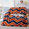 Denver Broncos  Portable Blanket/Soft Blanket Bedding Blanket Suitable for Travel Camping Living Rooms Offices Sofas Fan Gifts