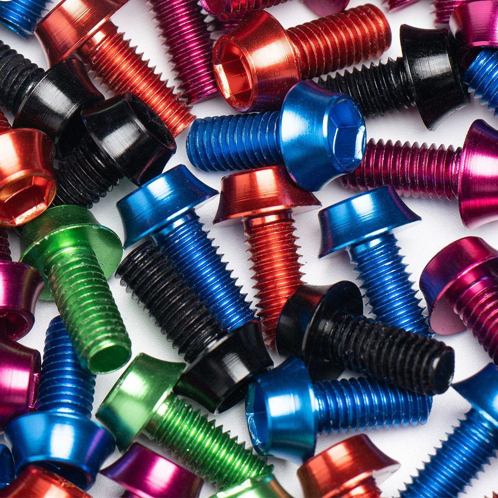 2 шт., держатель для бутылки с водой для горного велосипеда, винт, декоративная замена, модифицированные шестиугольные винты для велосипеда, часть