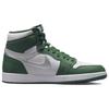 Кроссовки унисекс Air Jordan 1 Retro High OG Gorge Green Metallic-Silver White DZ5485-303