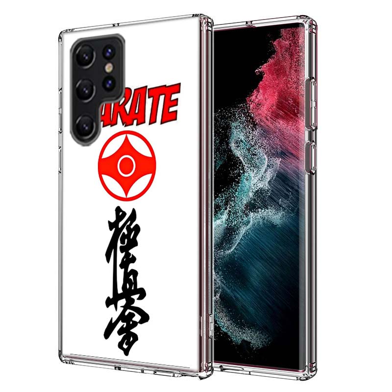 Oyama Kyokushin Karate Capa Phone Case For Samsung S26 Ultra S25 Edge Galaxy S23 S21 S20 S24 FE S22 S10 Plus Cover Clear TPU She