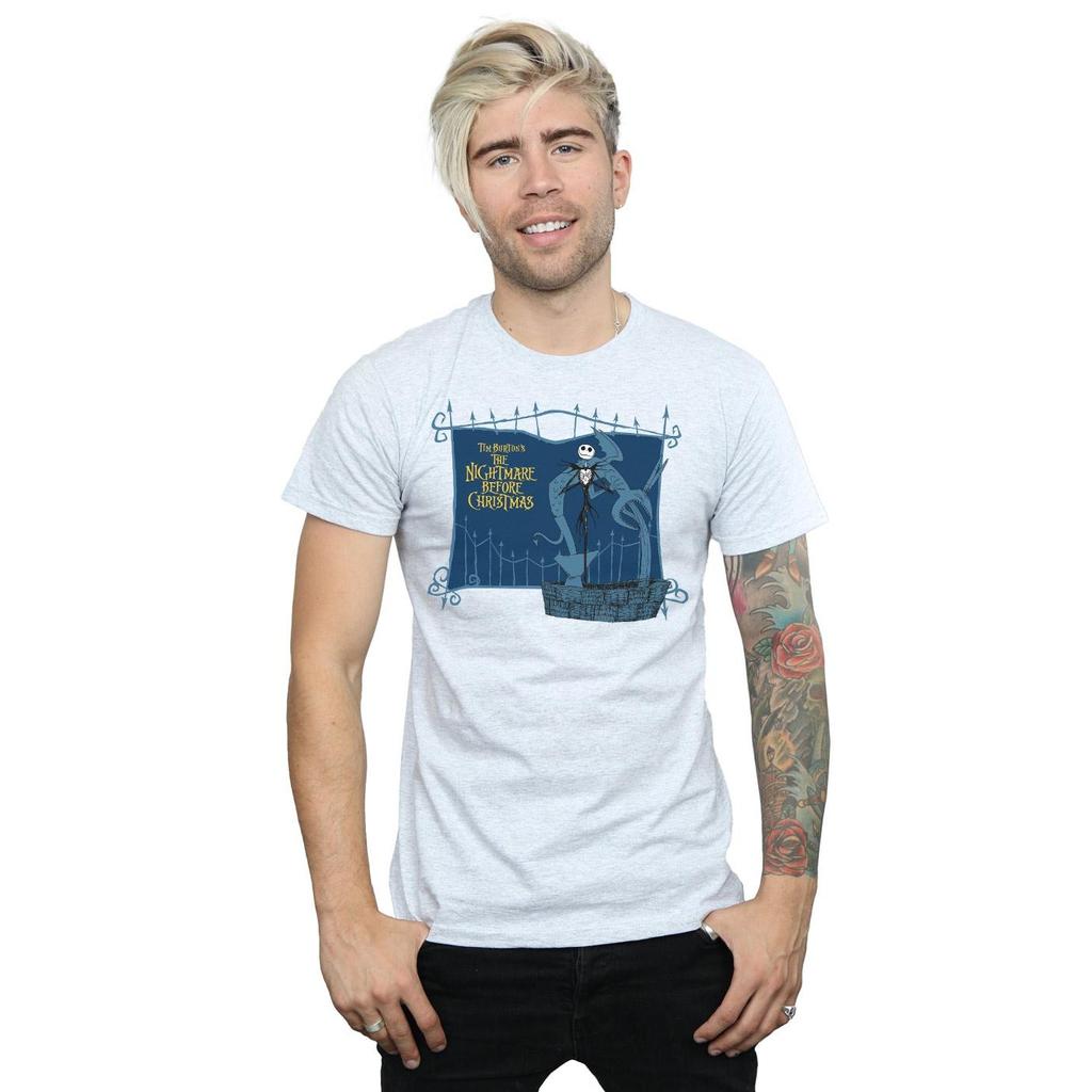 Disney Mens Nightmare Before Christmas Jack And The Well T-Shirt