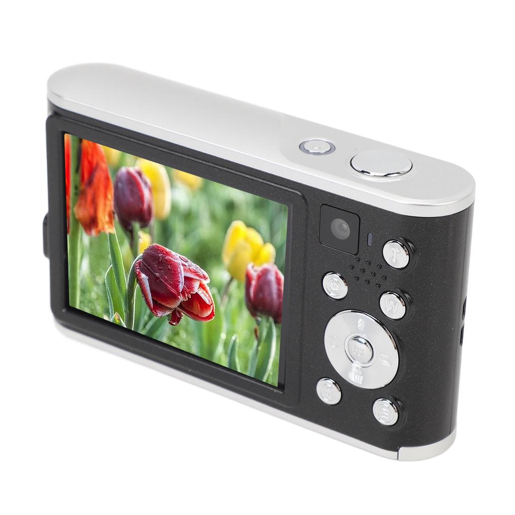 4K Digital Camera 2.8in IPS Screen 48MP Autofocus Kids Selfie Camera with Front Rear Dual Camera 16X Digital Zoom for