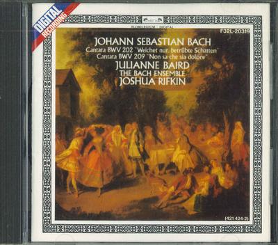 CD RIFKIN THE BACH ENSSEMBLE - Бах, Свадебная КАНТАТА F32L20319 POLYDOR 1988 Япония Классика Б/У