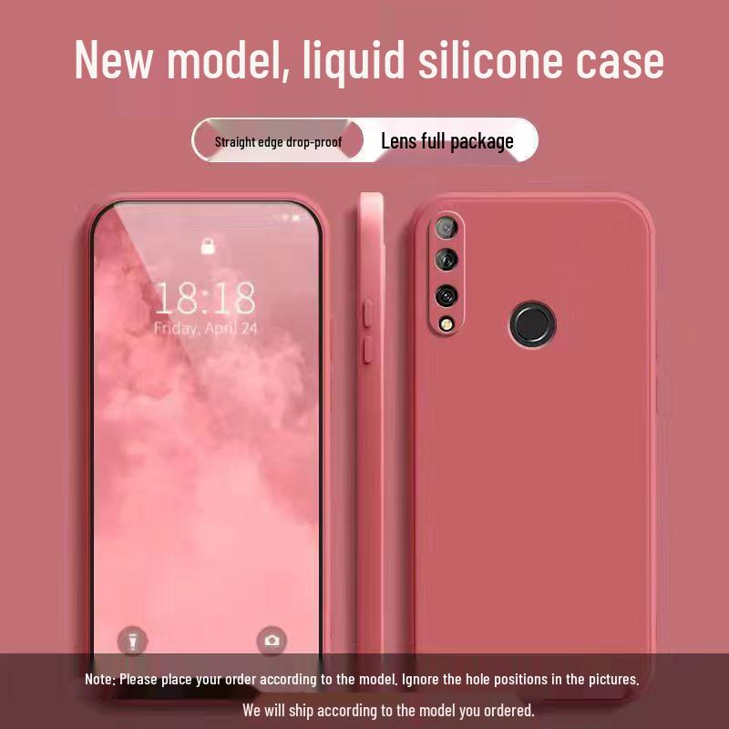 Чехол для телефона Huawei Enjoy 10 Plus из жидкого силикона, противоударный - Приятный для кожи и с полным покрытием