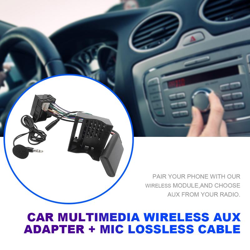 Wireless Radio Stereo Adapter Call Handsfree Audio MP3 Music Adapter Car Stereo Bluetooth-Compatible Kit for Citroen C2 C3 C4 C5