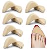 6 Pairs Foam Toe Inserts for Big Shoes – Soft Sponge Shoe Padding for Better Fit, Adjustable Foot Support for Men and Women