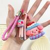 Милый брелок в виде свиньи с кусачками для ногтей, ложкой для ушей, креативный мультяшный брелок в виде свиньи, сумка, подвеска, держатель для ключей от машины для пары, подарки