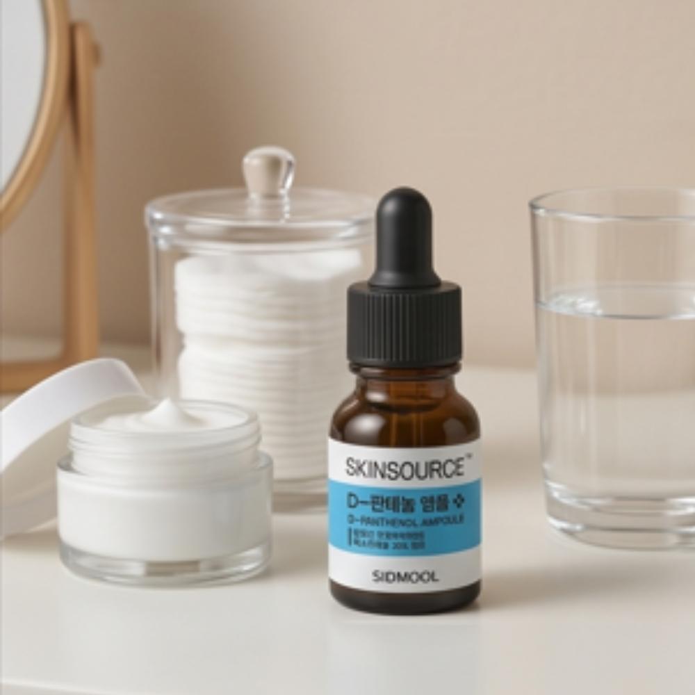 Sidmool / Skin Source D-Panthenol Ampoule / Skin Barrier Strengthening & Calming / 12ml or 32ml / From Korea