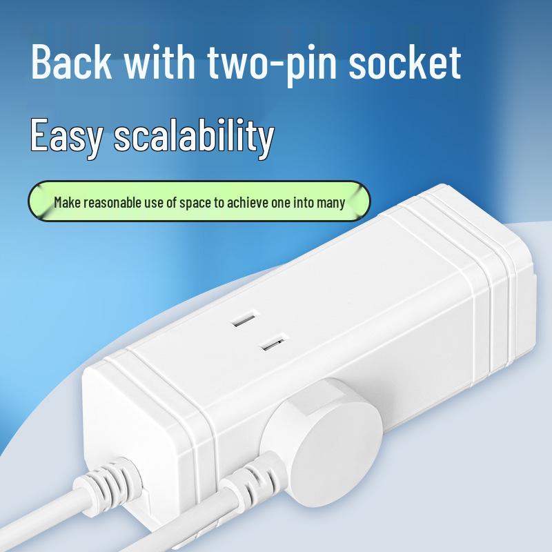 Умный прямоугольный USB сетевой фильтр для путешествий с многофункциональной розеткой для дома и общежития