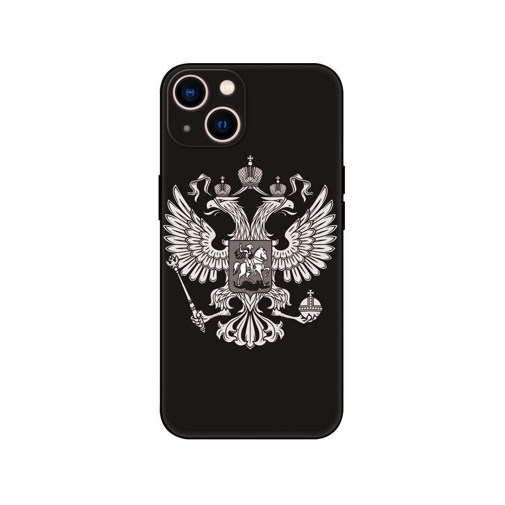 Черный чехол из ТПУ для Samsung Galaxy A03 Core A03S A13 A23 LTE A33 A53 A73 4G 5G флаг Российской Федерации ретро