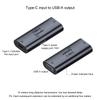 Усилитель сигнала USB 3.2, удлинитель PD15W, мини-портативный удлинитель 5 Гбит/с USB A - Type C, удлинитель для телефонов, ноутбуков, камер, сканеров