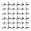 50-Piece Set of Insertable Shelf Dowels, Shelf Support Pins, Metal Shelf Supports for Home Hardware, Wardrobe, Cabinet, Concealed Partition Tr