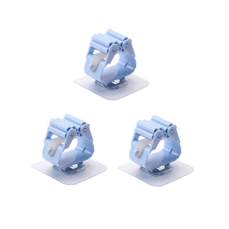 1/3 шт. Зажим для швабры Настенное хранение Органайзер для швабры Держатель Вешалка Стеллаж для хранения Бесшовный зажим для швабры Крючок Бытовые настенные вешалки