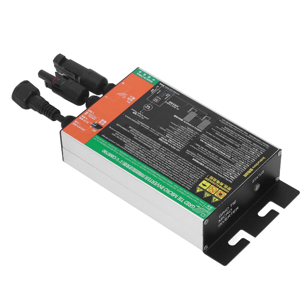 Солнечный микроинвертор Сетевой микроинвертор MPPT Чистая синусоида AC 120 В для управления