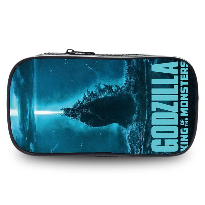 Godzilla Wars King Kong Pencil Case Stationery Case Pencil Case Student Office Pencil Bag Student Pencil Bag Stationery Storage Bag