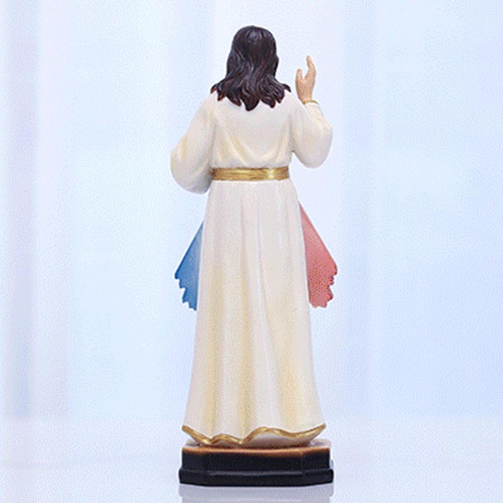 Статуя Иисуса Священная 3D Классические Религиозные Коллекционные Предметы Настольные Фигурки Иисуса Для Дня Благодарения Дня Рождения Вечеринки Офисов Дома Гостиной