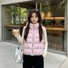 Autumn and winter vest new hooded cotton vest vest fashionable warm loose women's coat outside
