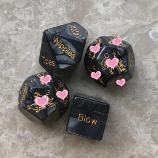 6 шт./набор игральных костей для пары, набор игральных костей для свиданий, 6/10/12 сторон, игральные кости для определения позиции поведения, подарок на День святого Валентина, годовщина, девушка, парень, муж, жена