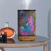 Iron Essential Oils Diffuser 100ML Aromatherapy Diffuser Cool Mist Humidifier with Waterless Auto Off Air Diffusers(Butterfly)