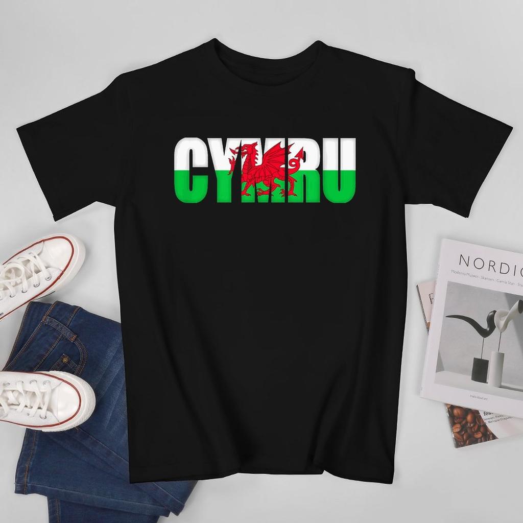 More Design Wales Flag Welsh Unisex Tshirt Tees Tshirt Oneck T Shirts Unisex Boys Clothing 100 Cotton