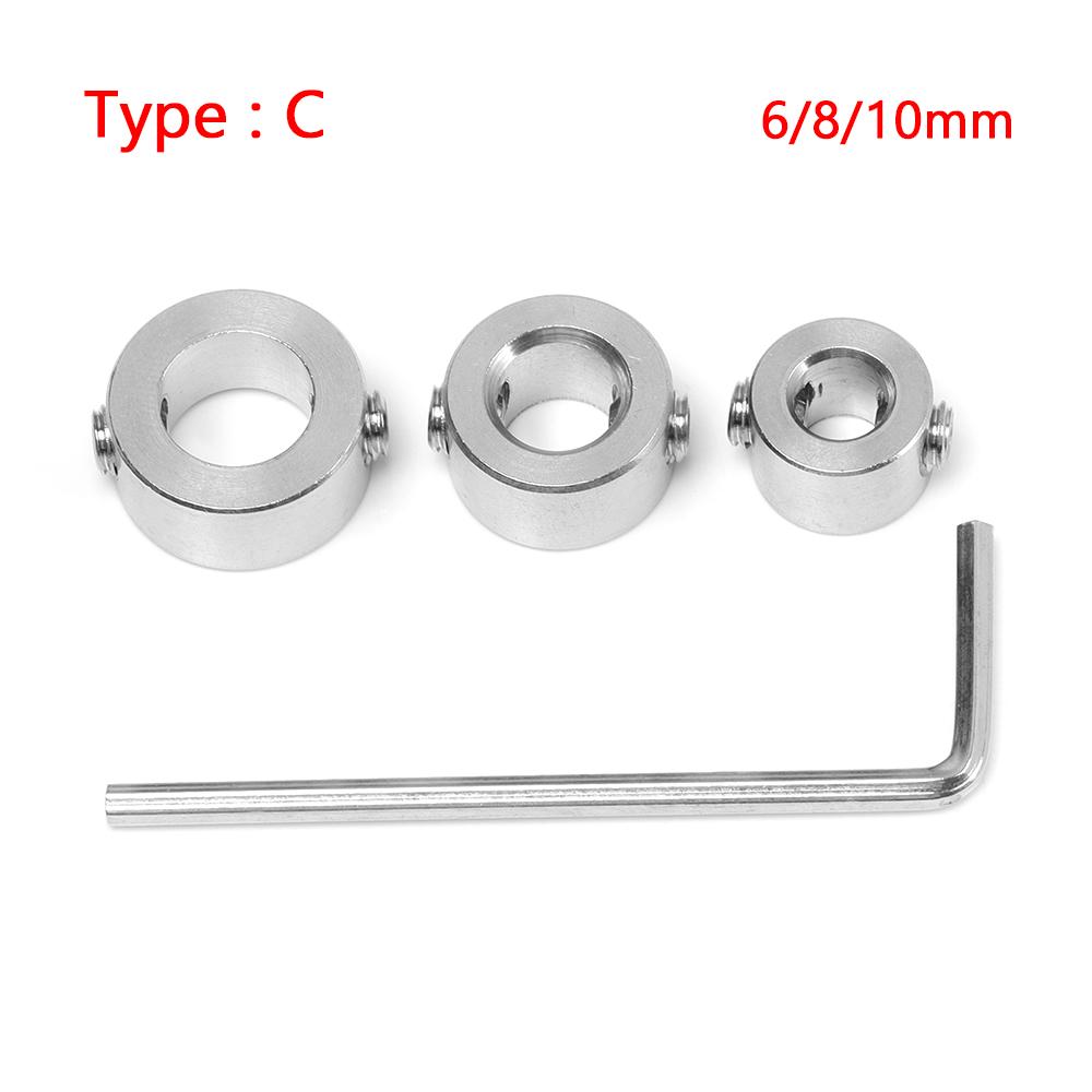 304 Stainless Steel Ring Positioner Drill Locator Woodworking Drill Tool Accessories Stop Bit Collar 3,4,5,6,7,8,9,10mm Practica