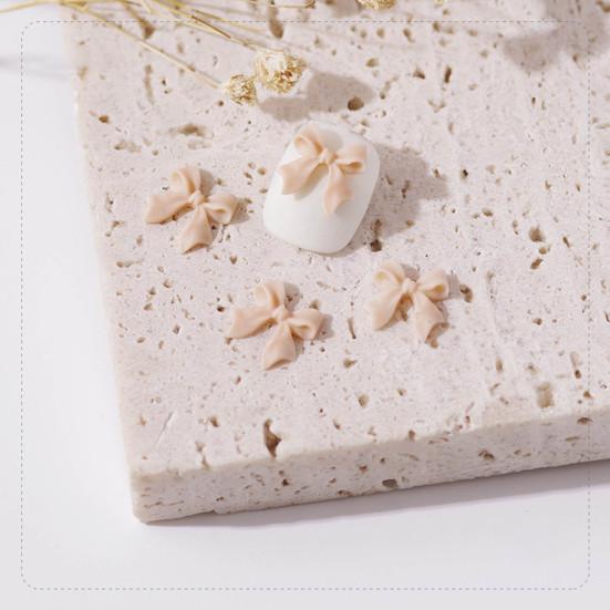 30Pcs Nail Art Decoration Wear Resistant Remove Easily DIY 3D Bowknot Nail Art Butterfly Decoration Parts for Salon